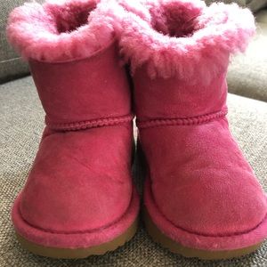Toddler Pink Bailey Bow Ugg Boots
